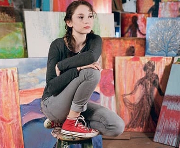 Η 14χρονη έφηβη που πουλά τους πίνακές της για 7 εκ. δολάρια! [φωτό & βίντεο]